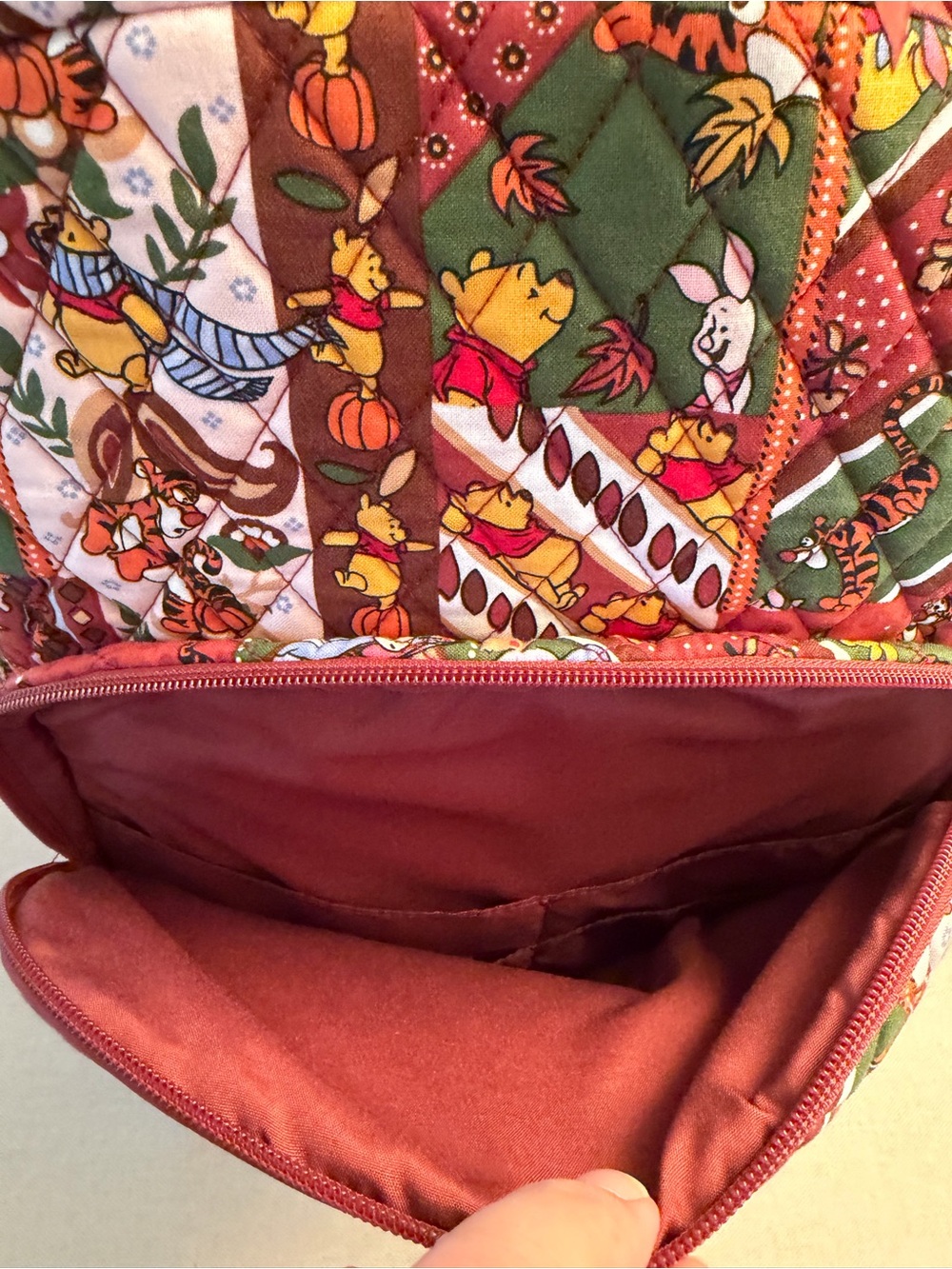 NWT Winnie the Pooh Vera Bradley Essential Backpack- “Autumn Treasures” 2026 - Picture 11 of 14